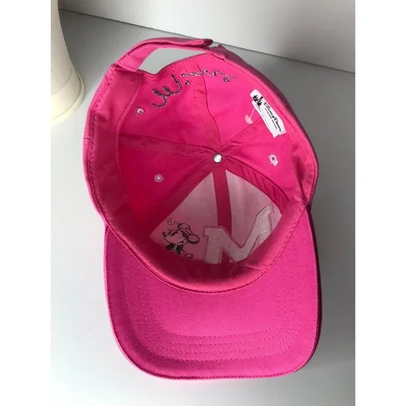 Disney Minnie Mouse Pink Sequin Girls Adjustable Hat - Picture 8 of 11